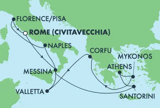 NCL Italy-Greece cruise Sept 2024